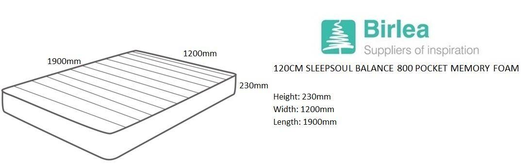 SleepSoul Balance 4ft Mattress WITH 2 FREE PILLOWS WORTH €60 - Image 7