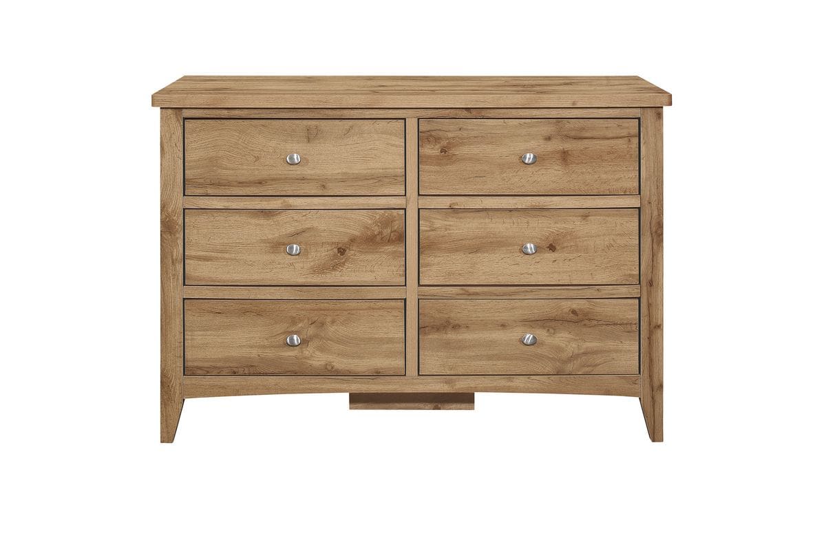 Hampstead 6 Drawer Chest - Oak - Image 6