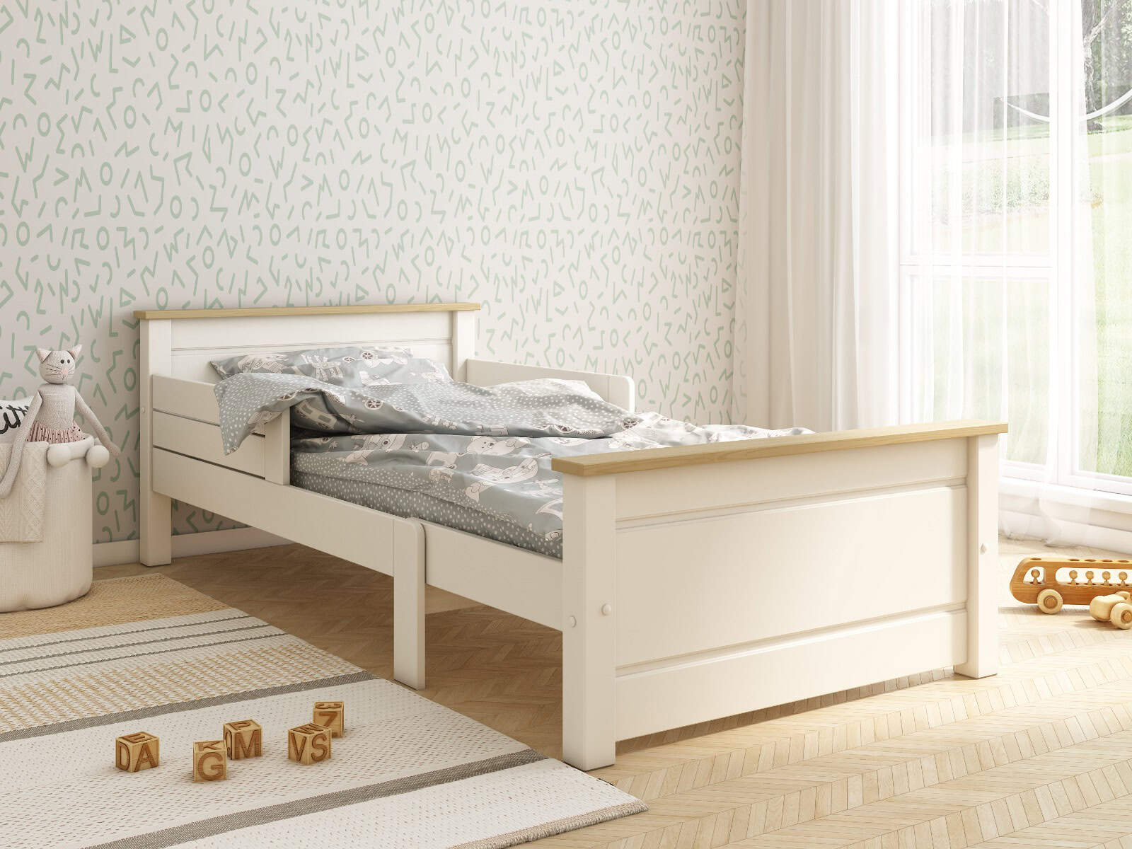 Kids Avenue Heritage Pullout Bedframe With Mattress - Image 2