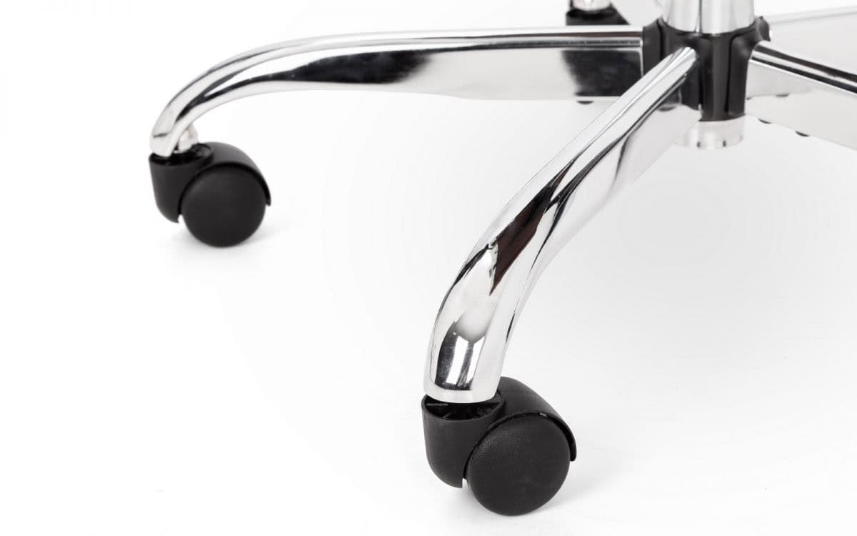 Simmons Office Chair - Ivory & Chrome - Image 3