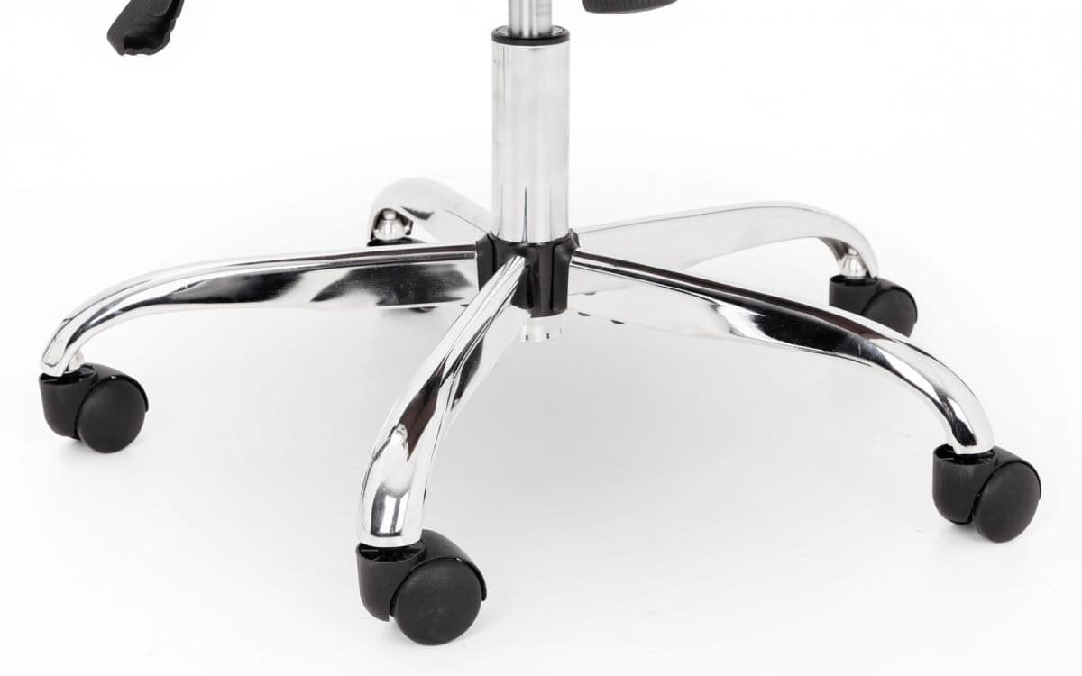 Simmons Office Chair - Ivory & Chrome - Image 4