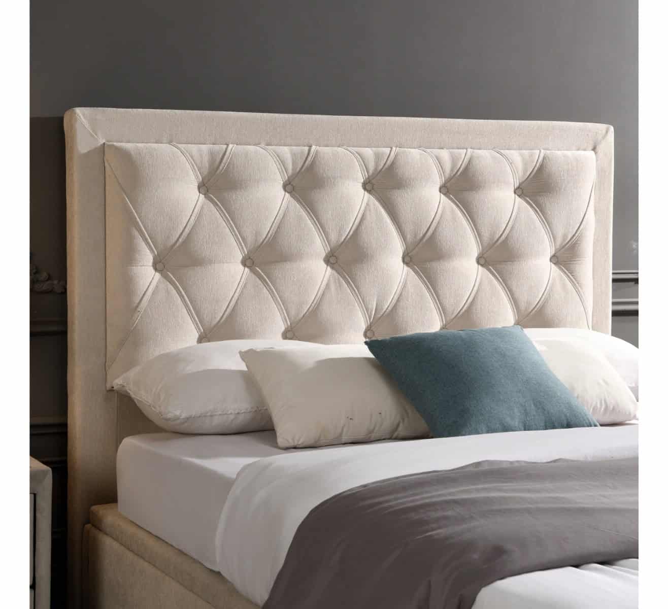 Grace 5ft Headboard - Beige | Buy Online | Beds.ie