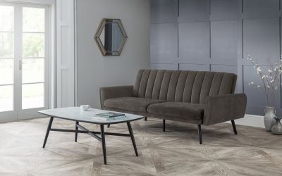 Affinity Sofa Bed - Grey Velvet - Image 2