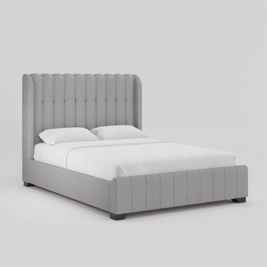 Megan 4ft6 Bedframe - Grey - Image 3