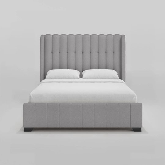 Megan 4ft6 Bedframe - Grey - Image 4