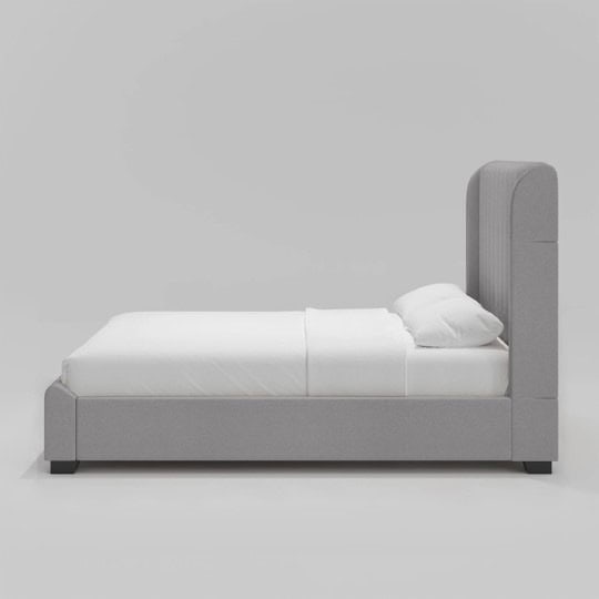 Megan 4ft6 Bedframe - Grey - Image 5
