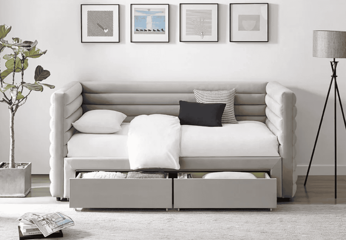Limelight Bellatrix Storage Day Bed - Grey - Image 4