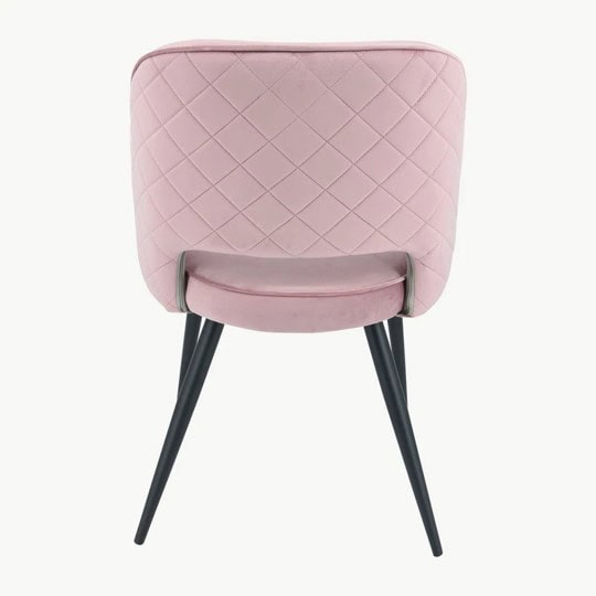 Sutton Chair - Pink Velvet (Set of 2) - Image 5
