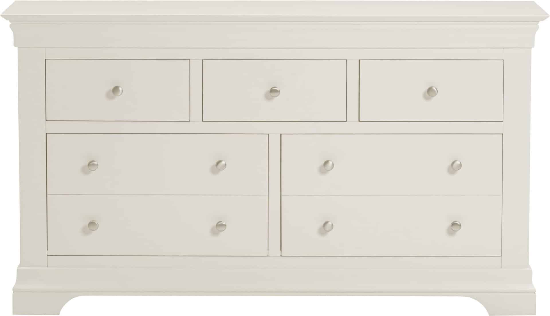 Bordeaux 3+2 Drawer Chest - Ivory | Buy Online | Beds.ie