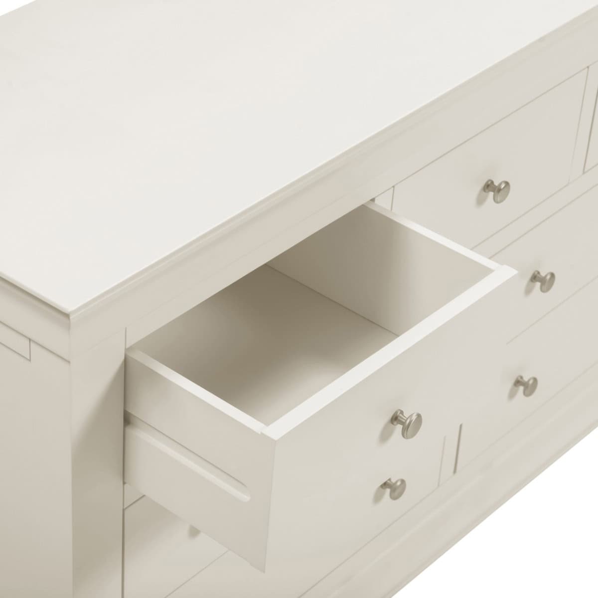 Bordeaux 3+2 Drawer Chest - Ivory - Image 6