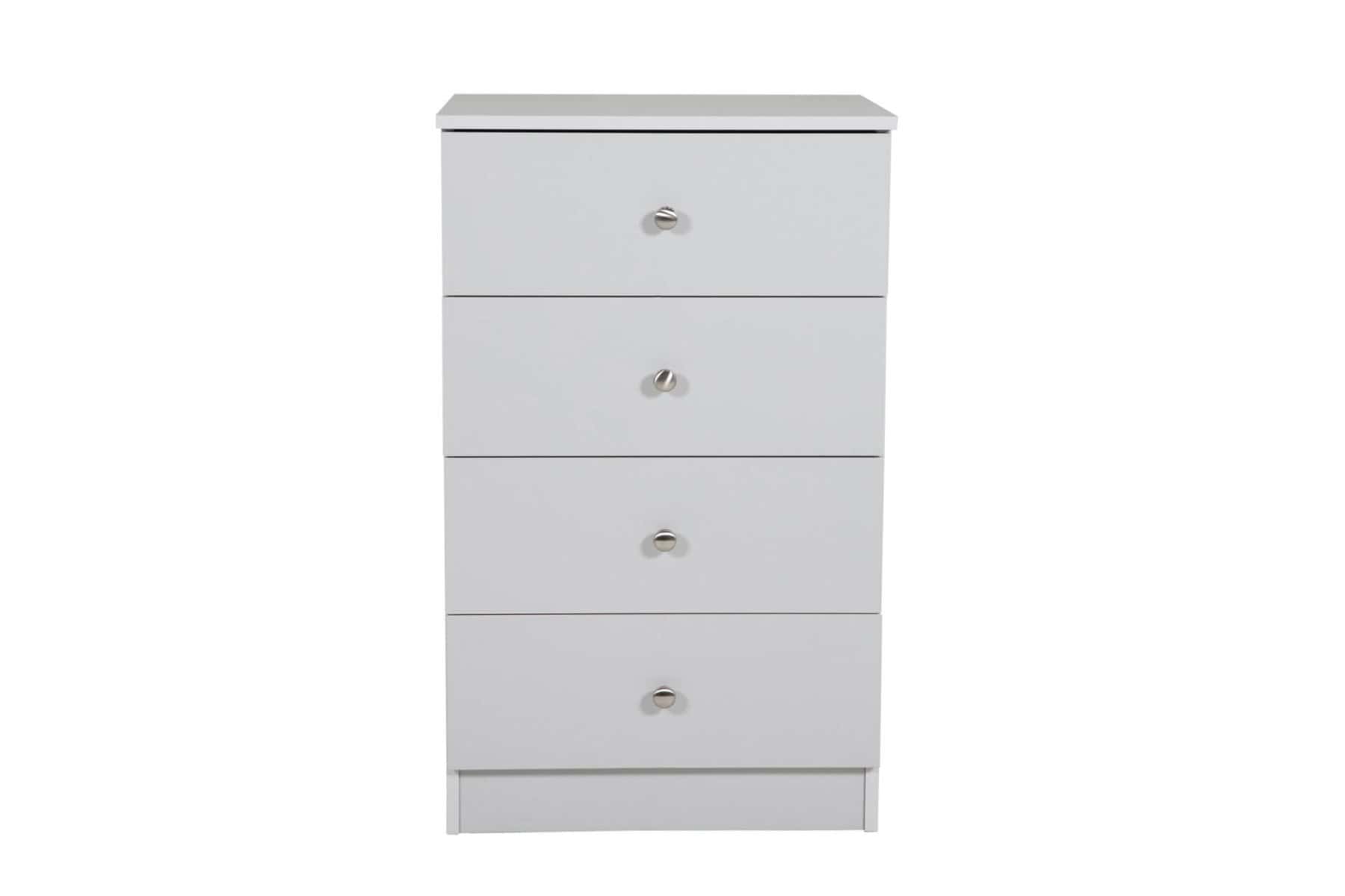Levi 4 Drawer Chest - Light Grey - Image 2