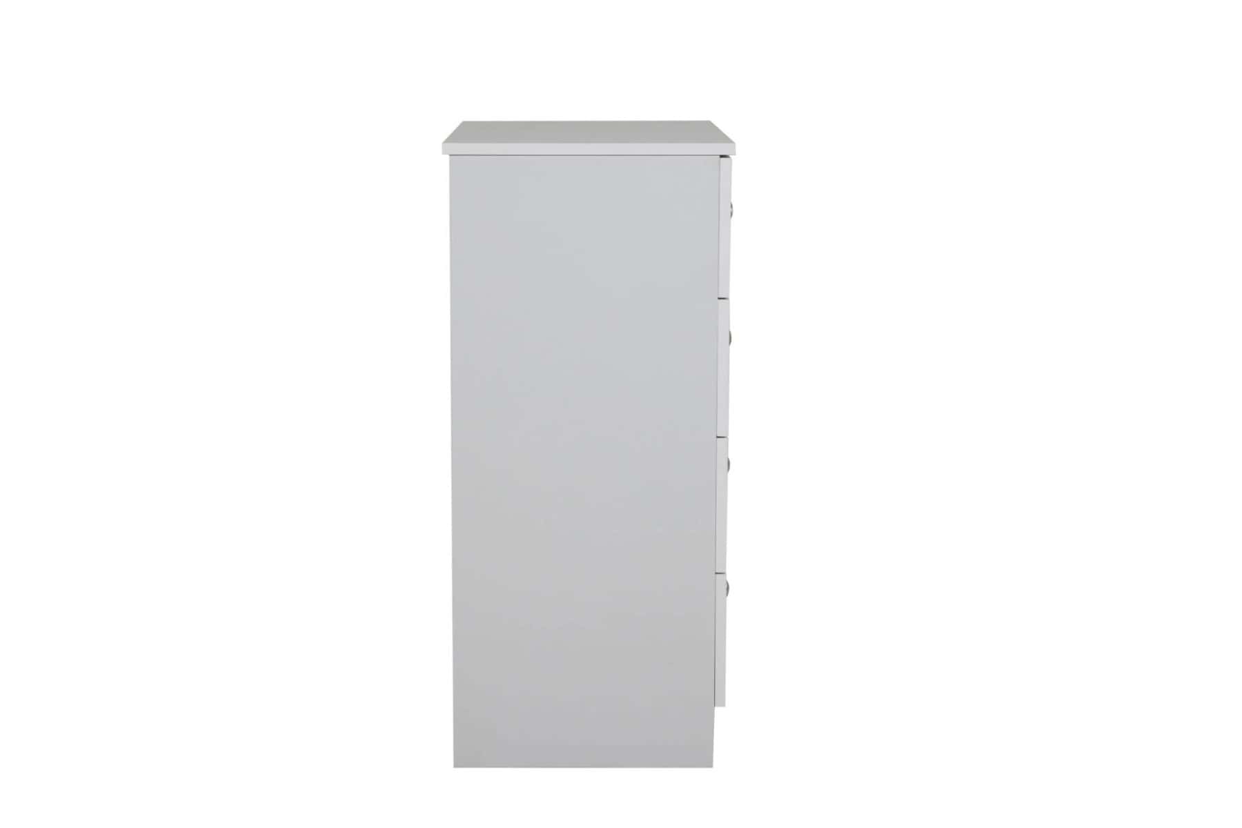 Levi 4 Drawer Chest - Light Grey - Image 5
