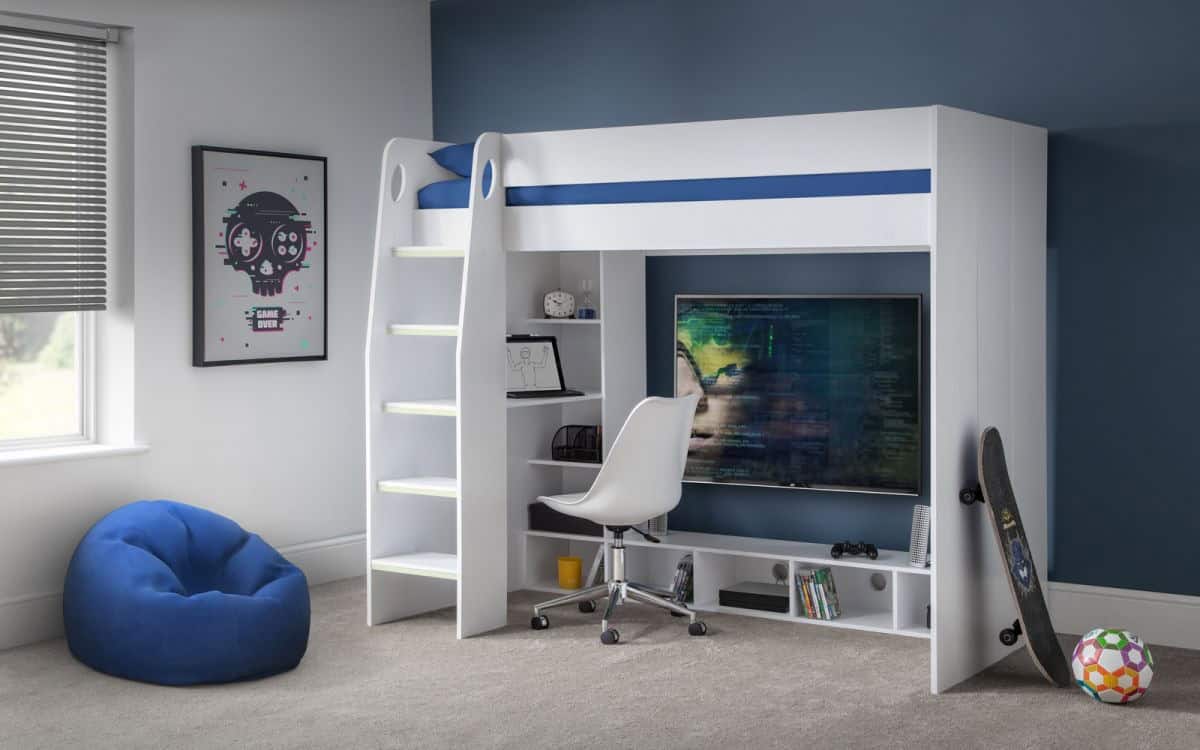 Supernova Gaming Bed - White | Buy Online | Beds.ie