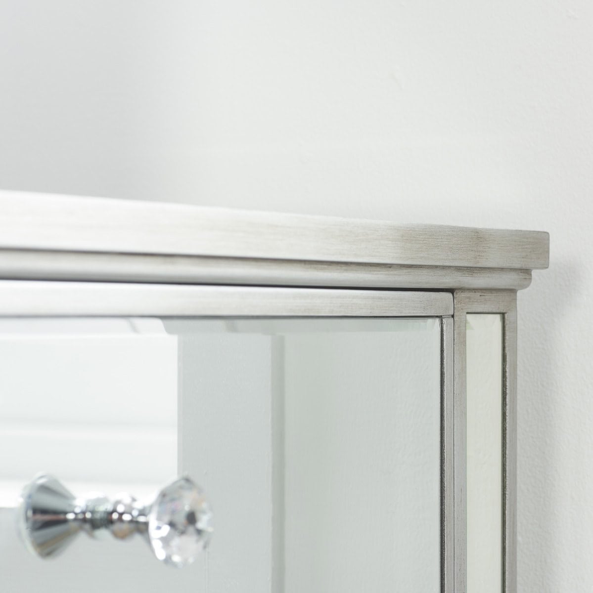 Elysee Mirrored 6 Drawer Wide Chest - Image 5