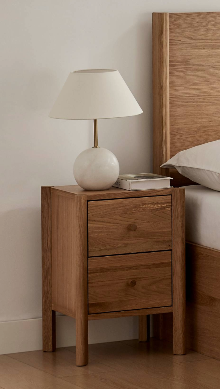 Limelight 2 Drawer Bedside Table 01