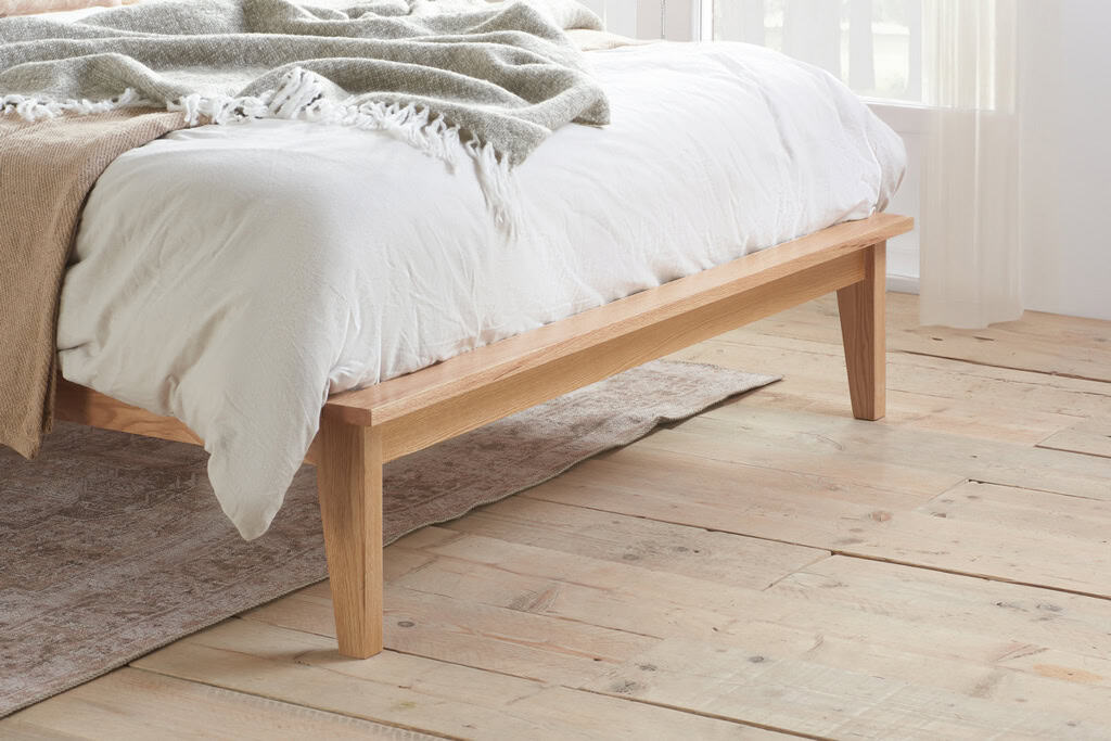 Astrid 4ft6 Rattan Bedframe - Oak - Image 9