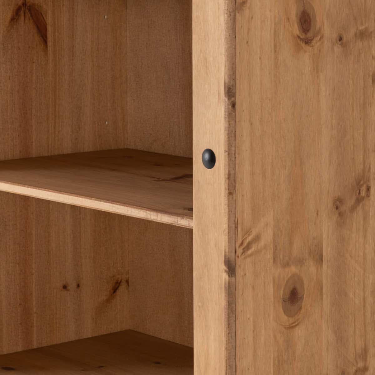 Corona Tall Bookcase - Waxed Pine - Image 4