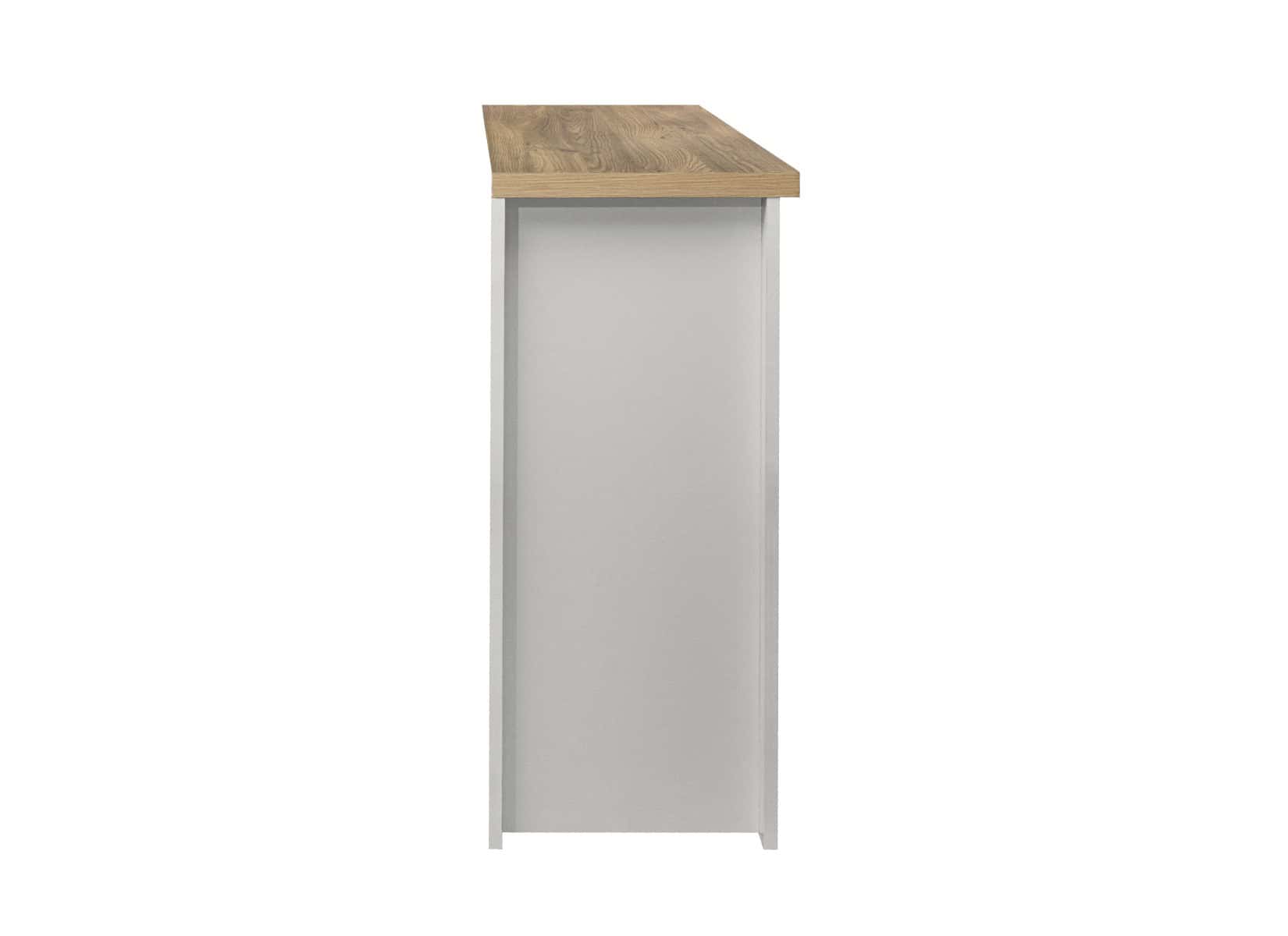 Highgate 3 Door 2 Drawer Sideboard - Grey & Oak - Image 7