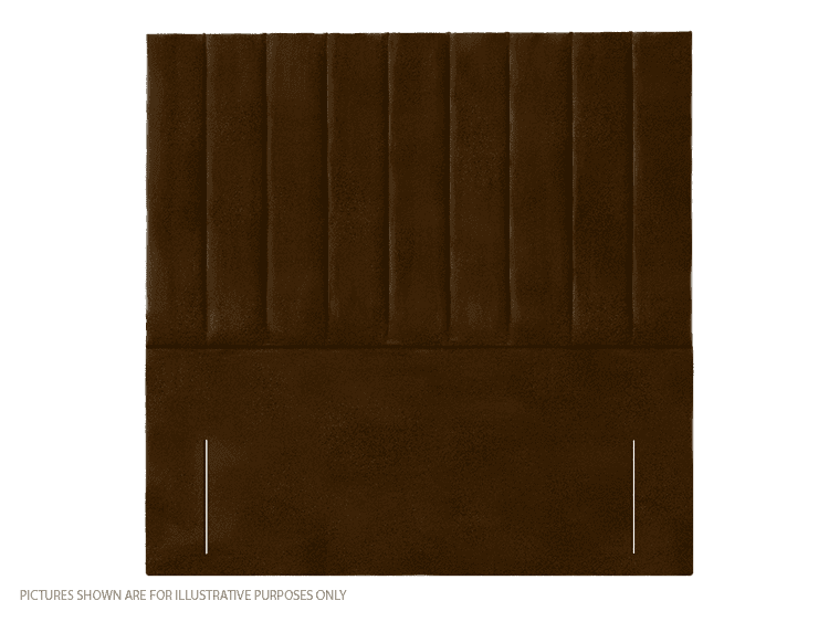 Apollo 2ft6 Madrid Headboard - Velvet Brown | Buy Online | Beds.ie