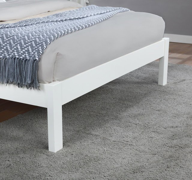 Flintshire 4ft6 Conway Bedframe - White - Image 2