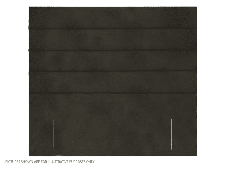 Apollo 3ft Rome Headboard - Velvet Dark Grey | Buy Online | Beds.ie