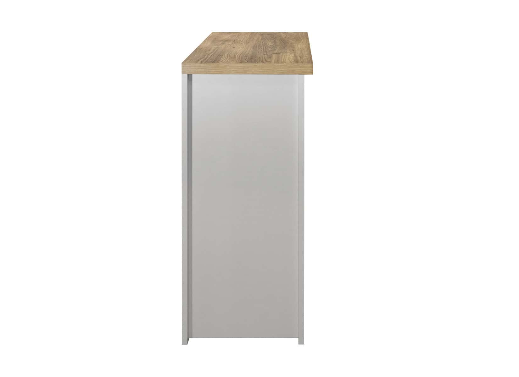 Highgate 2 Door 2 Drawer Sideboard - Grey & Oak - Image 7
