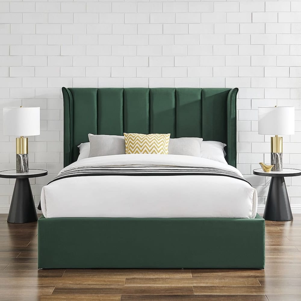 Limelight Polaris 4ft6 Ottoman - Emerald Green - Image 3