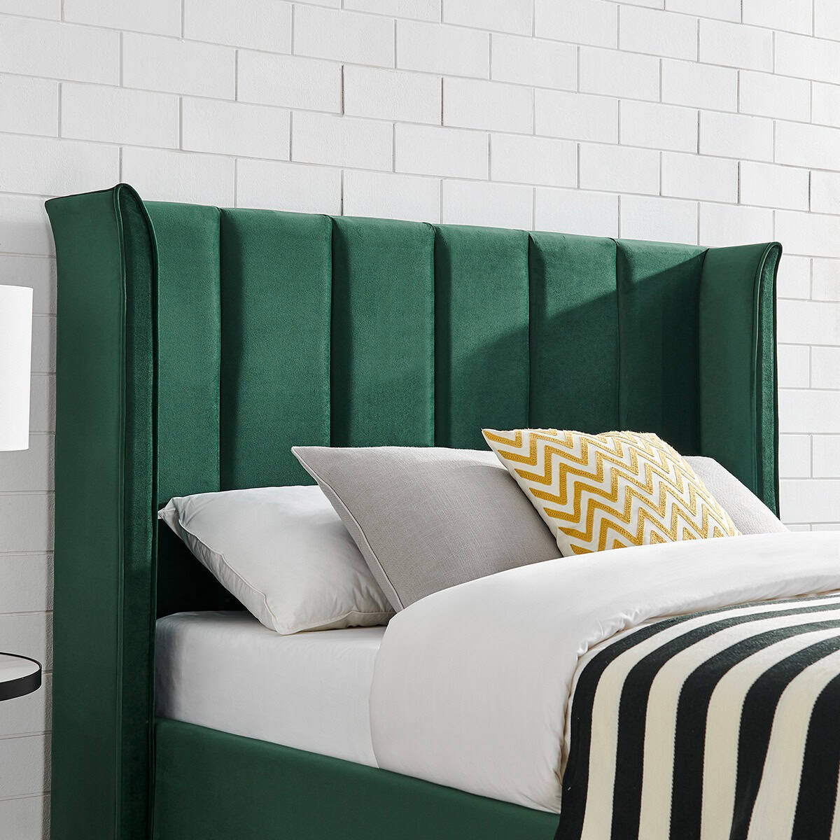 Limelight Polaris 4ft6 Ottoman - Emerald Green - Image 4