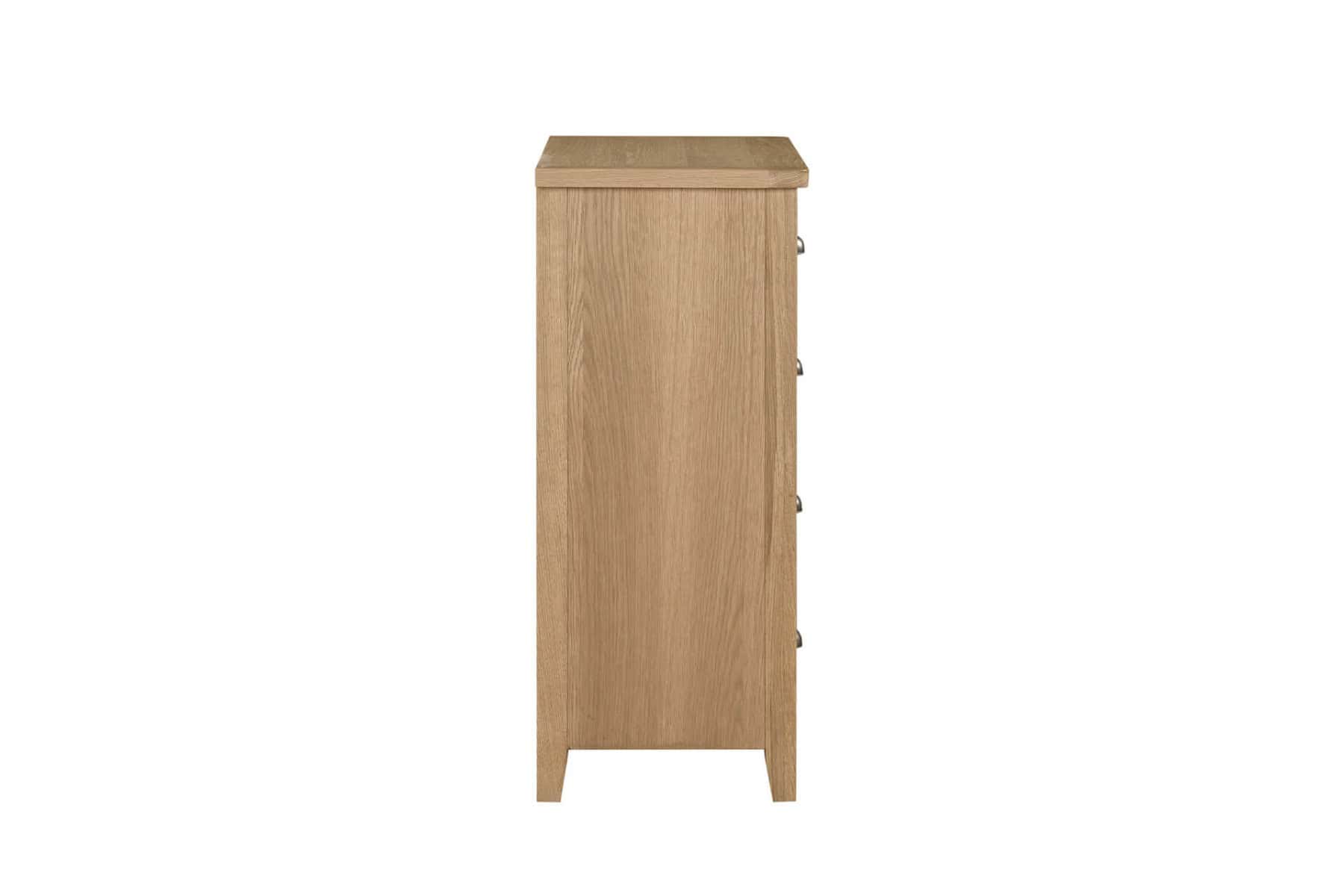 Marsden 5 Drawer Tall Chest - Oak - Image 8