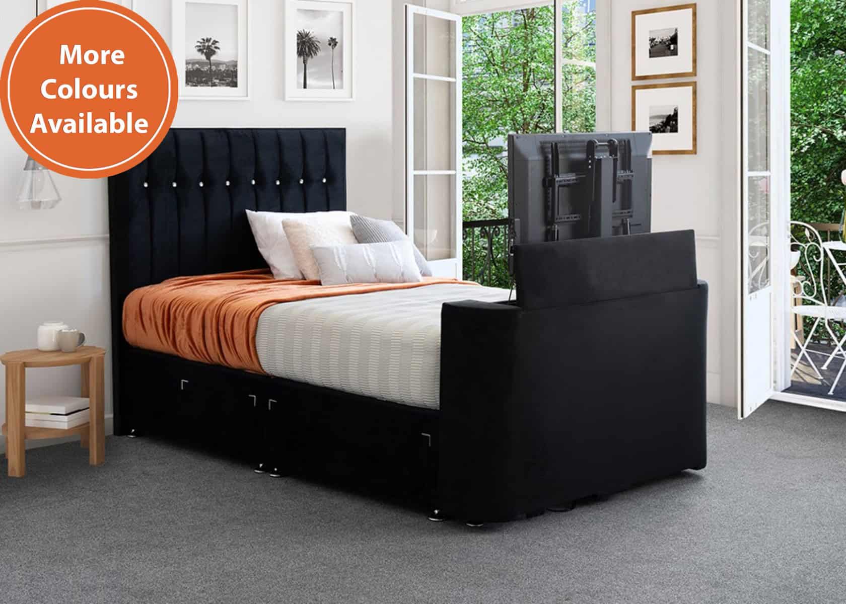 Image Sparkle 5ft TV Bed with 4 Drawers - Image 2