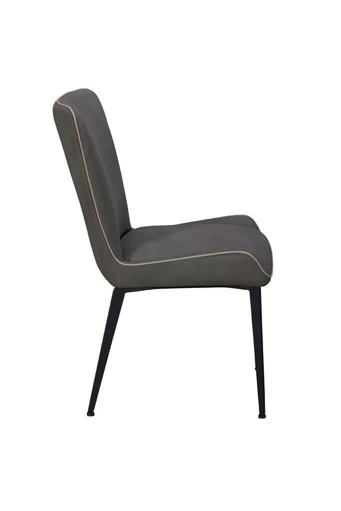 Rebecca Dining Chair (Pair) - Grey - Image 3