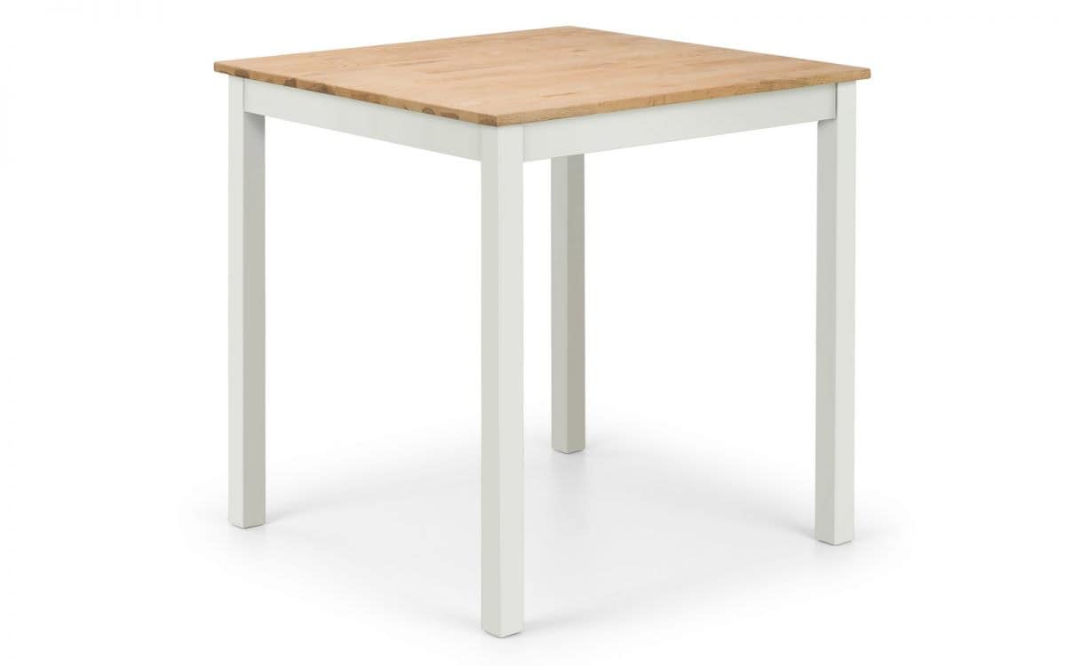 Essen Square Dining Table - White & Oak - Image 2