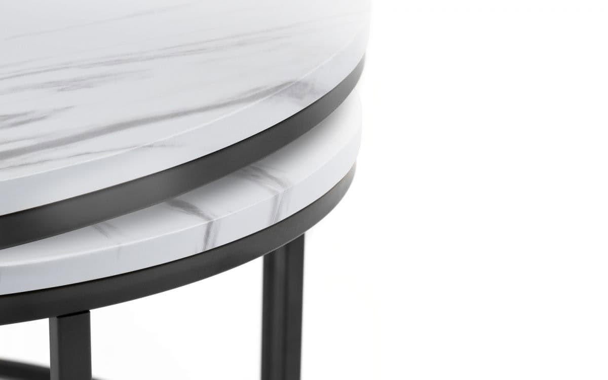 Mimosa Nesting Coffee Tables - Marble - Image 3