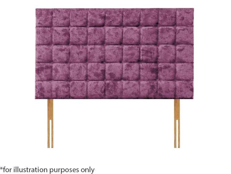 Apollo 2ft6 Boston Headboard - Glitz Purple | Buy Online | Beds.ie