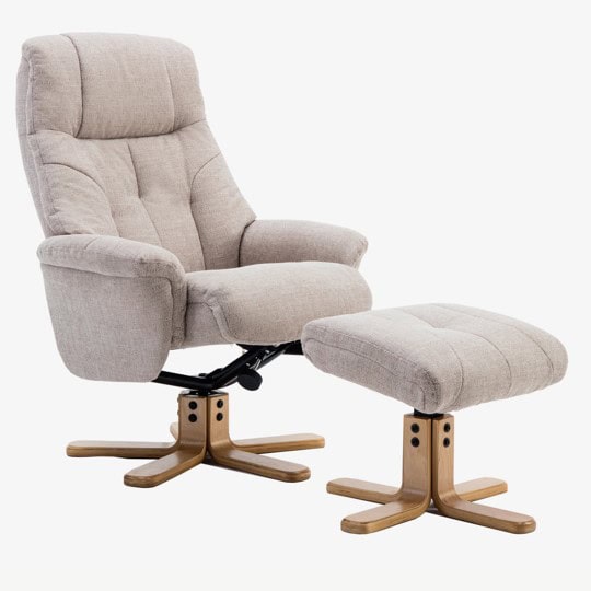 Enfield Swivel Recliner - Lisbon Wheat | Buy Online | Beds.ie