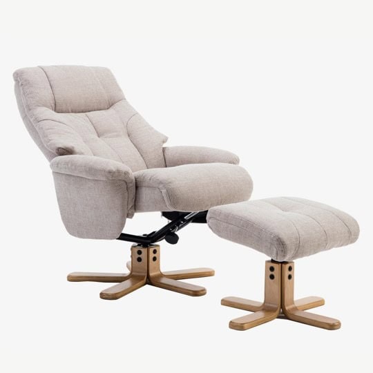 Enfield Swivel Recliner - Lisbon Wheat - Image 2