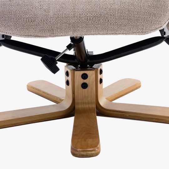Enfield Swivel Recliner - Lisbon Wheat - Image 6