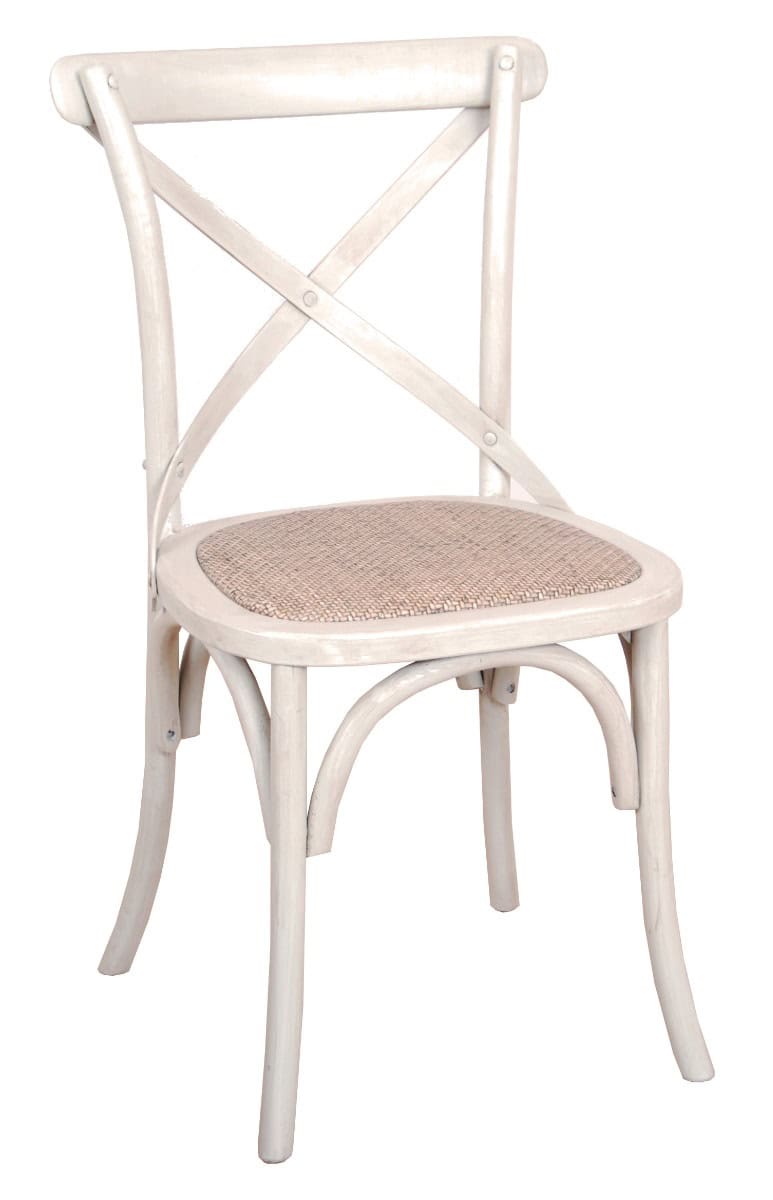 Crossback Chair - Cream (Set of 2) - Image 2