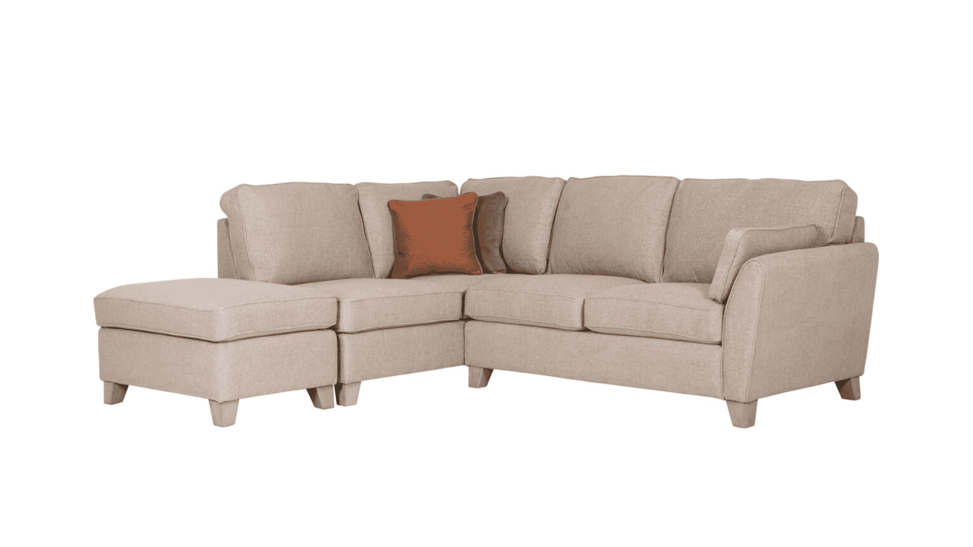 Cantrell Corner Group Sofa - Biscuit - Image 2
