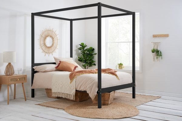150cm Mercia Bed – Black | Buy Online | Beds.ie