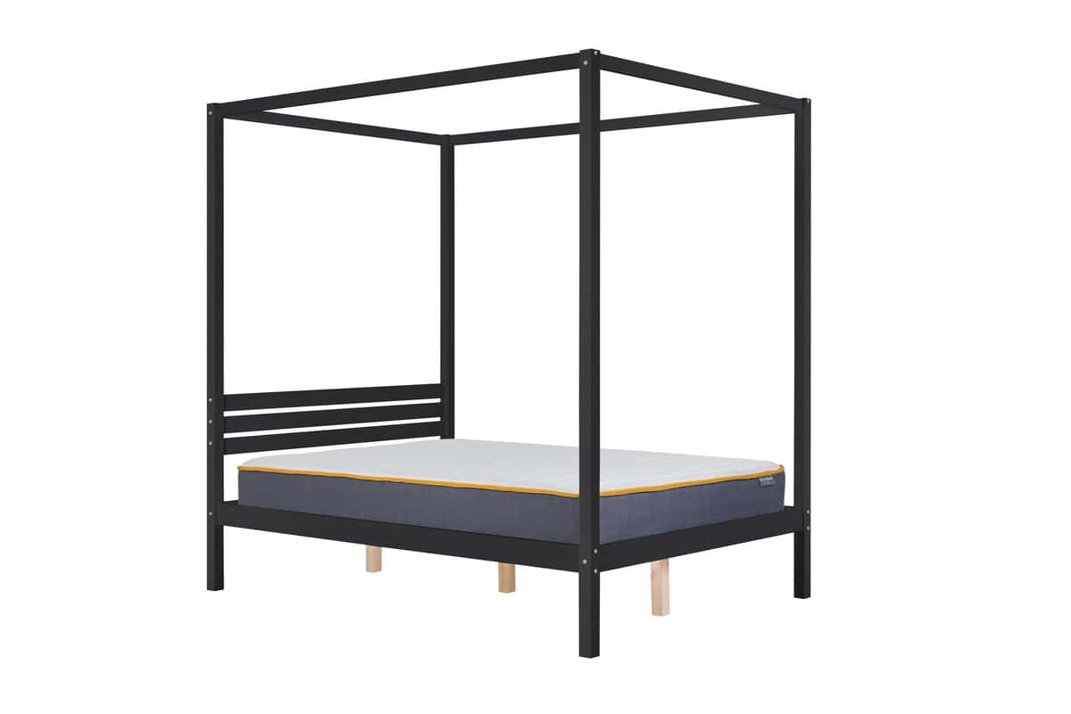 150cm Mercia Bed – Black - Image 3
