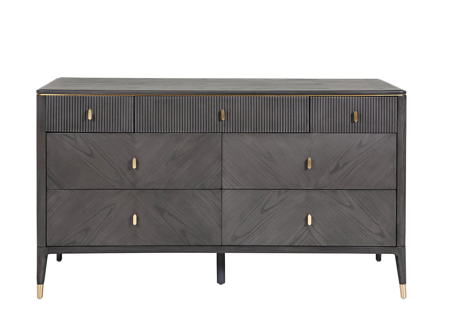 Diletta Dressing Chest 7 Drawer - Ebony - Image 2