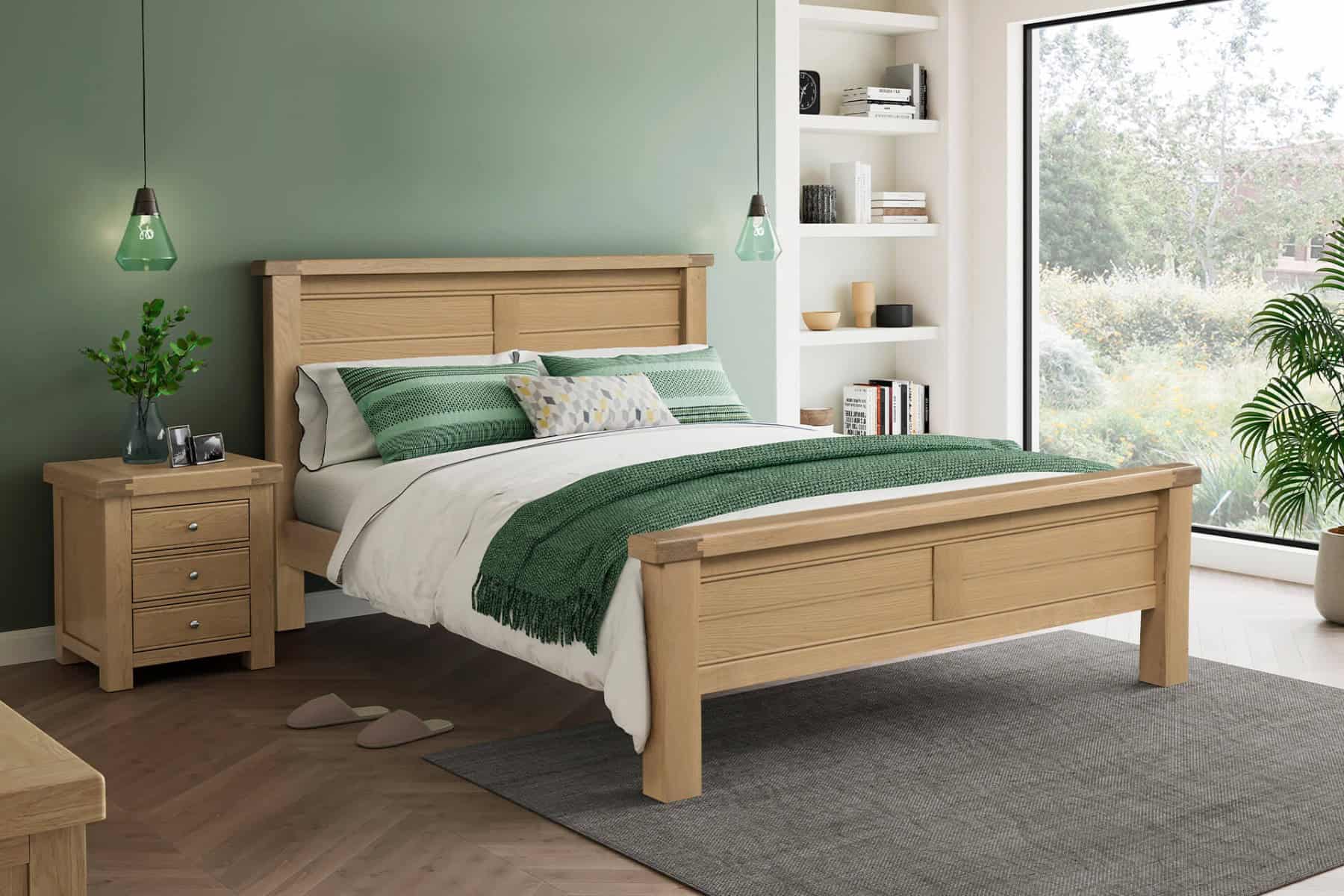 Delaney 6ft Bedframe - Natural Oak | Buy Online | Beds.ie