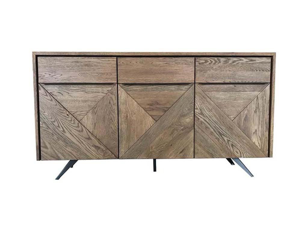 Baker Furniture Hudson 3 Door Sideboard - Smokey Oak | Buy Online | Beds.ie