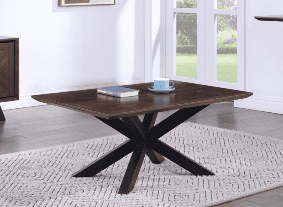 Nevada Rectagular Coffee Table - Dark Wood | Buy Online | Beds.ie