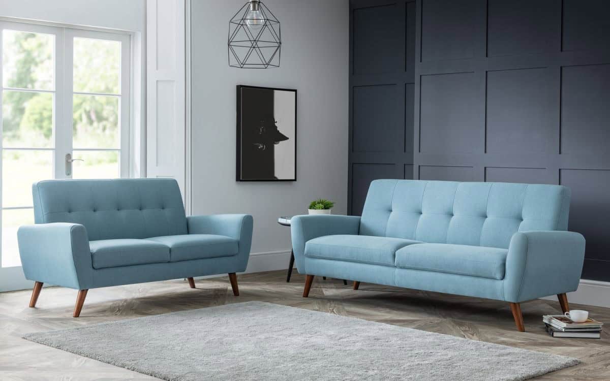 Reagan 2 Seater Sofa - Blue | Buy Online | Beds.ie