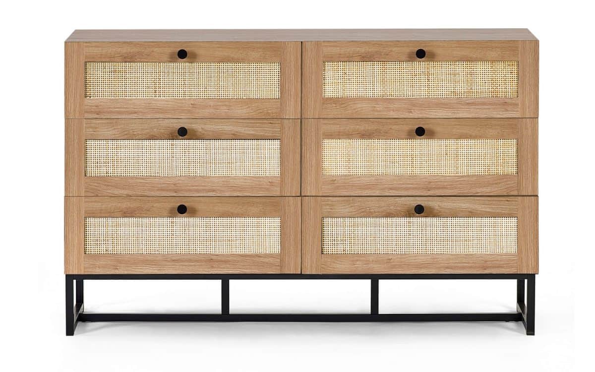Corbridge 6 Drawer Chest - Oak - Image 2