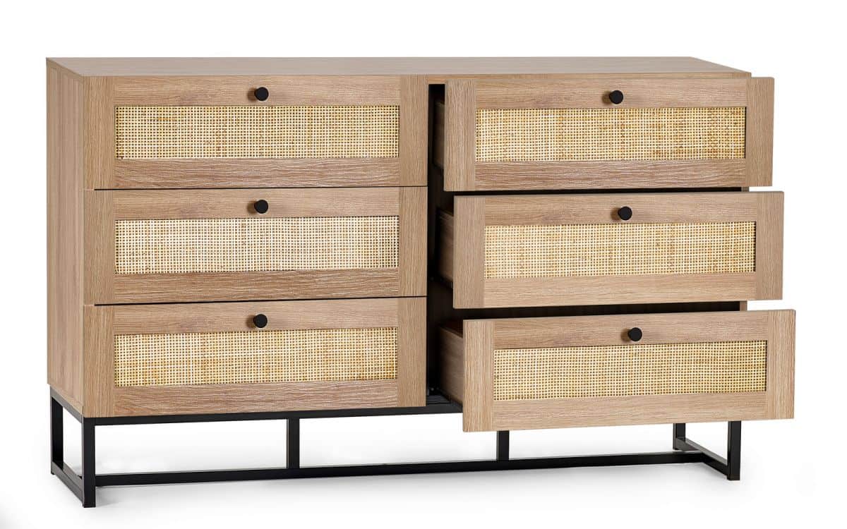 Corbridge 6 Drawer Chest - Oak - Image 4