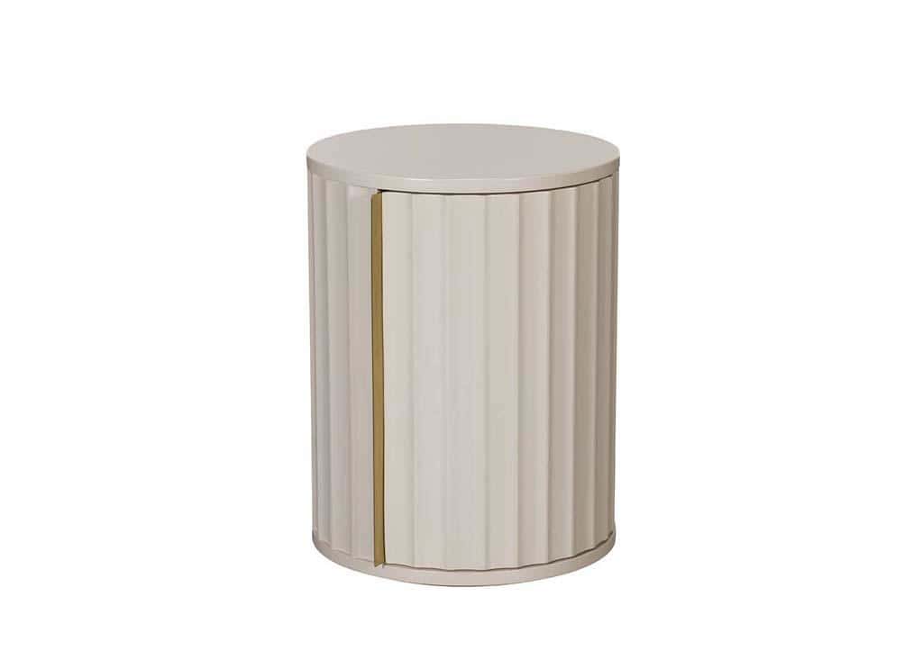 Baker Furniture Lily Bedside Table (Right) - Off-White - Image 4