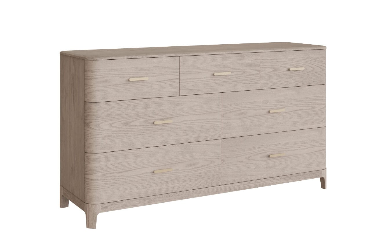 Zahra 7 Drawer Dresser - Parisian Cream | Buy Online | Beds.ie
